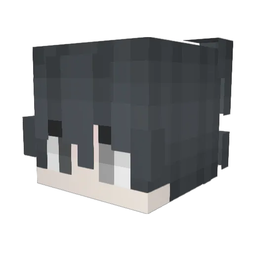 Thagooe Minecraft avatar head, 3D render
