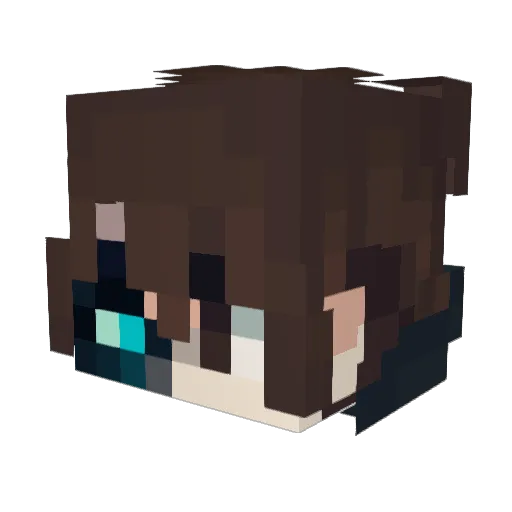 Thai_mimi Minecraft avatar head, 3D render