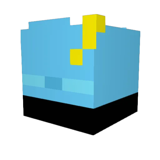 Thaiafdc Minecraft avatar head, 3D render