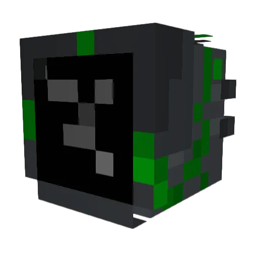 ThalassaTea Minecraft avatar head, 3D render