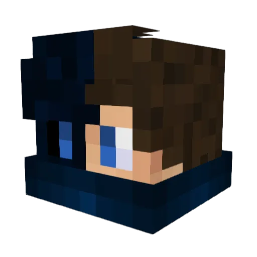 Thalden0000 Minecraft avatar head, 3D render