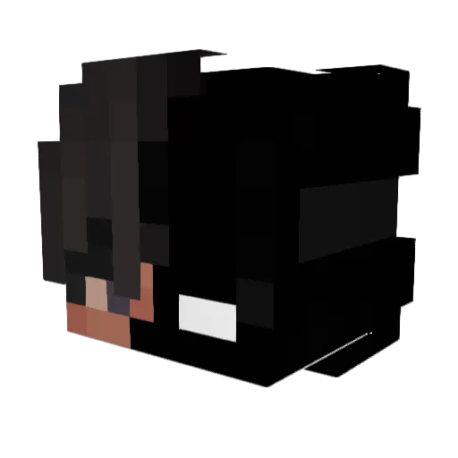 Thales_HD Minecraft avatar head, 3D render