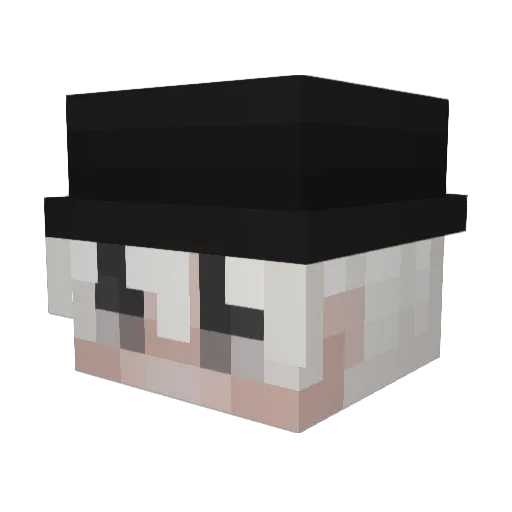 Thali7 Minecraft avatar head, 3D render