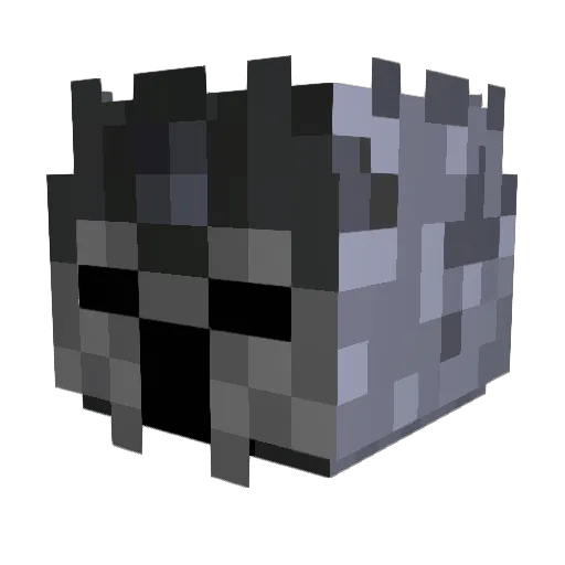 Thaloran Minecraft avatar head, 3D render