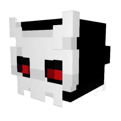 Thalzenn Minecraft avatar head, 3D render