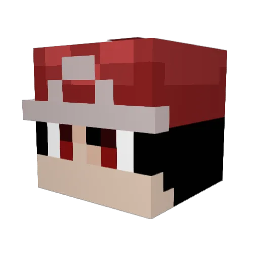 Tham0819 Minecraft avatar head, 3D render