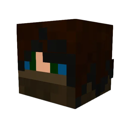 Thamymy66 Minecraft avatar head, 3D render