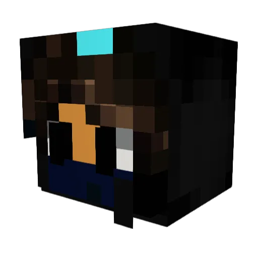 ThanFa17 Minecraft avatar head, 3D render