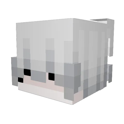 ThanatosDDM Minecraft avatar head, 3D render