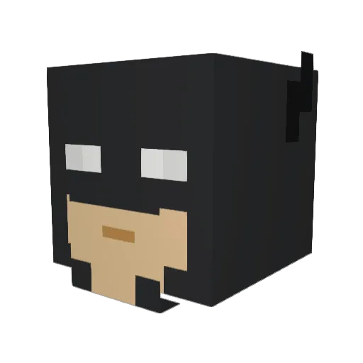 Thandarc Minecraft avatar head, 3D render
