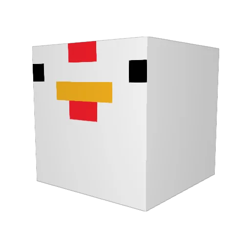 Thandoriel Minecraft avatar head, 3D render