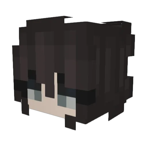 Thandwithes Minecraft avatar head, 3D render