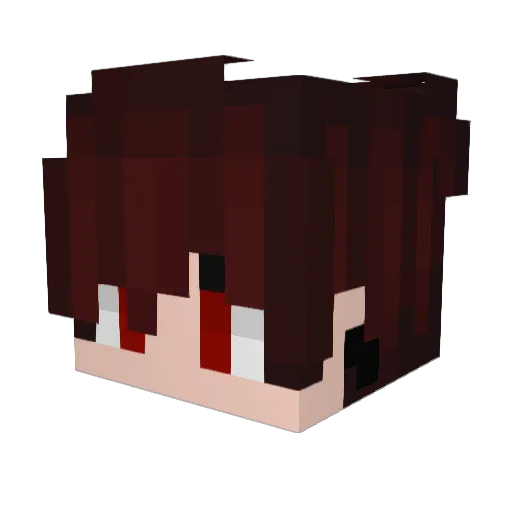 Thanh7533_ Minecraft avatar head, 3D render