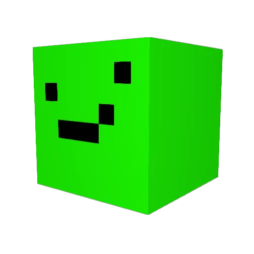 ThankYouMater Minecraft avatar head, 3D render