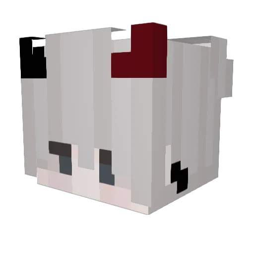 ThankfulRenji Minecraft avatar head, 3D render
