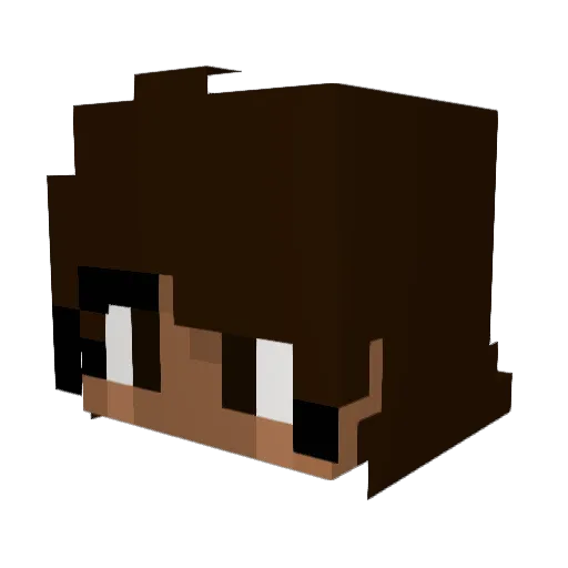 Thanking_You Minecraft avatar head, 3D render