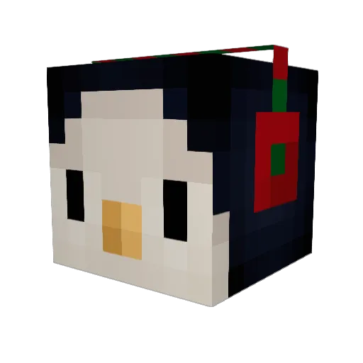 ThanksForTheElo Minecraft avatar head, 3D render