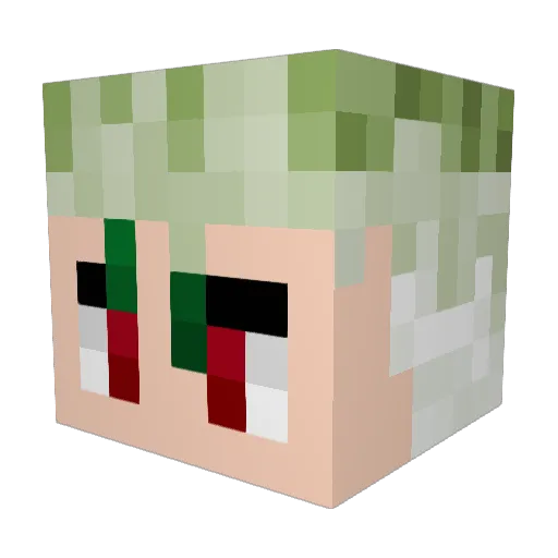 ThanksForTheGold Minecraft avatar head, 3D render