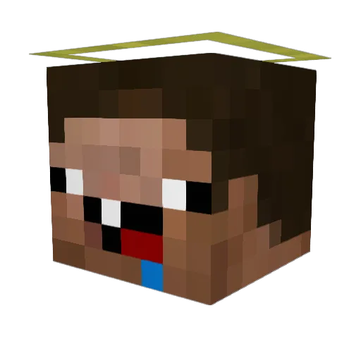 ThanleyM Minecraft avatar head, 3D render