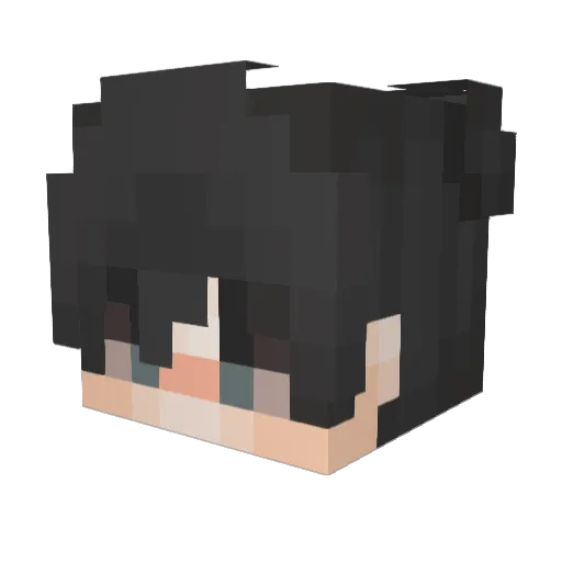 ThanosBey Minecraft avatar head, 3D render