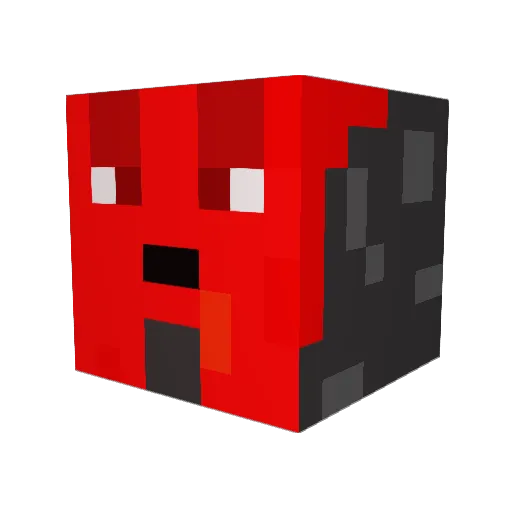 ThanosColorado Minecraft avatar head, 3D render