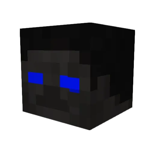 Thaofu Minecraft avatar head, 3D render