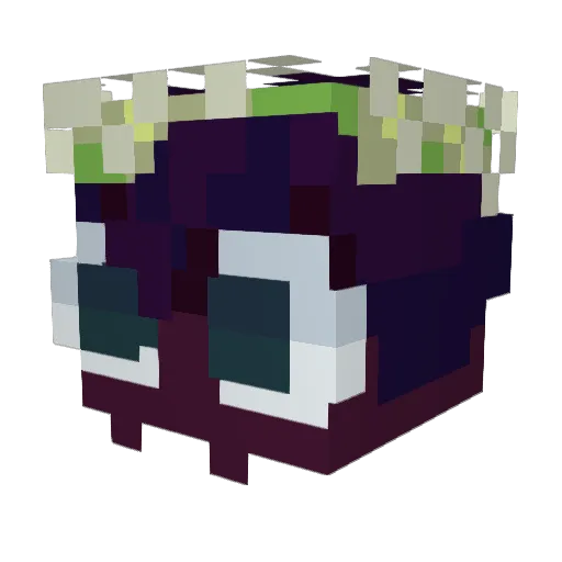 ThapSchmap Minecraft avatar head, 3D render