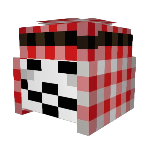 Tharest_7u7 Minecraft avatar head, 3D render