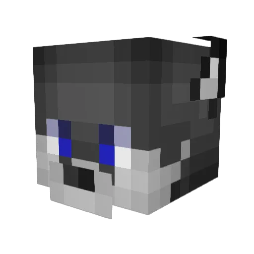 Tharovin Minecraft avatar head, 3D render