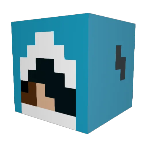 That0neFish Minecraft avatar head, 3D render