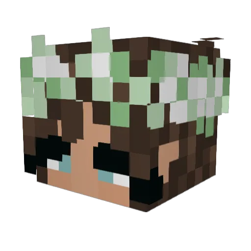 That1Chick2000 Minecraft avatar head, 3D render