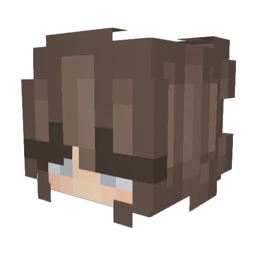 That1GamerGirl_ Minecraft avatar head, 3D render