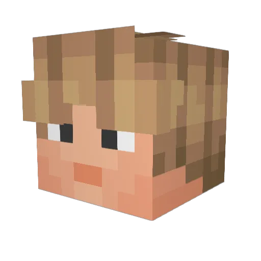 That1Kid43214 Minecraft avatar head, 3D render