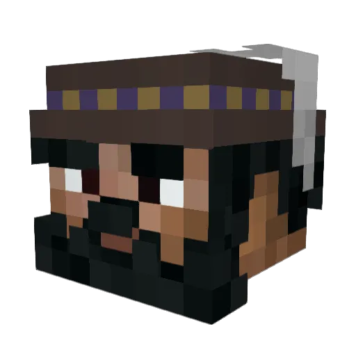 That1Lodose Minecraft avatar head, 3D render