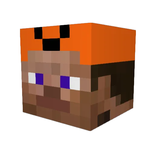 That1Redneck Minecraft avatar head, 3D render