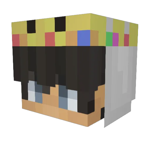 That1Sk8r Minecraft avatar head, 3D render