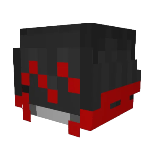 ThatADHDBowser Minecraft avatar head, 3D render