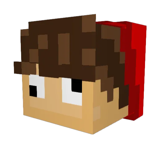 ThatBeanieAlt Minecraft avatar head, 3D render