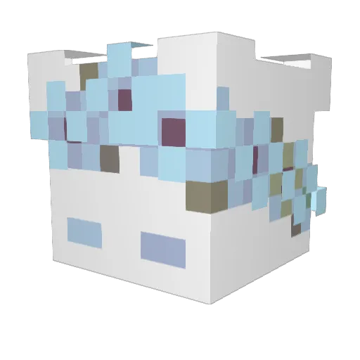 ThatBerryy Minecraft avatar head, 3D render