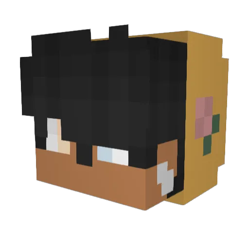 ThatBoiBen776 Minecraft avatar head, 3D render