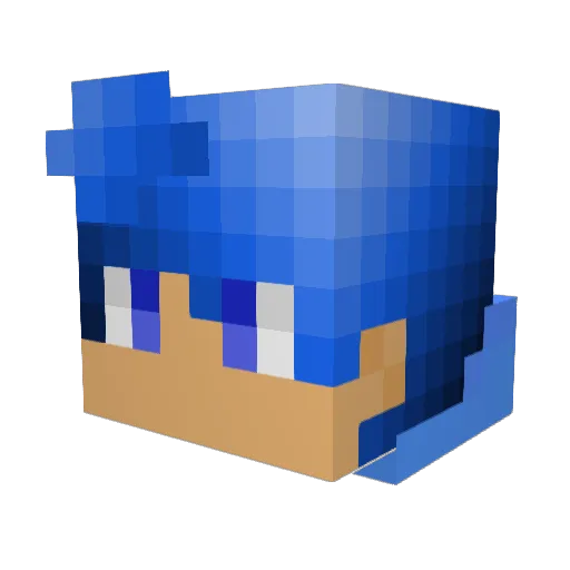 ThatBoiDaniel Minecraft avatar head, 3D render