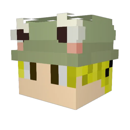 ThatBoiiJack Minecraft avatar head, 3D render