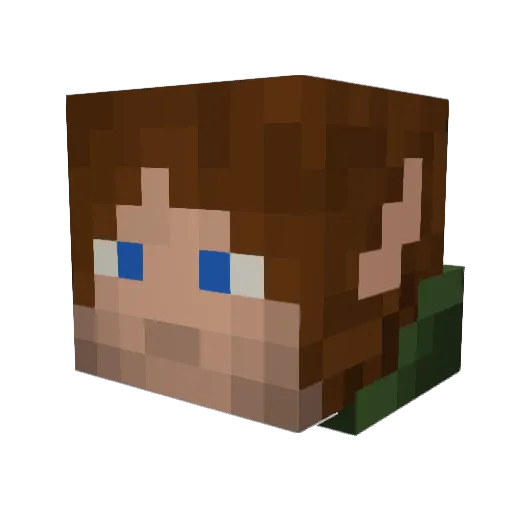 ThatBrummie Minecraft avatar head, 3D render