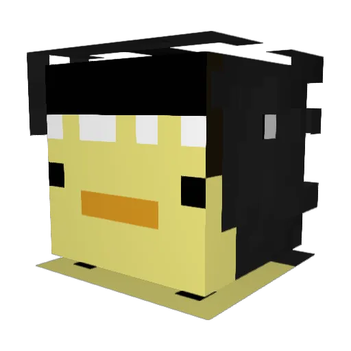 ThatChud2 Minecraft avatar head, 3D render