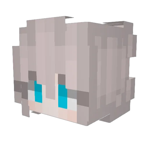 ThatCloudi Minecraft avatar head, 3D render