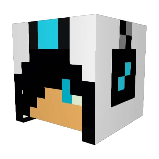 ThatColdKid Minecraft avatar head, 3D render