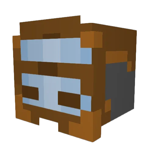 ThatConfused1 Minecraft avatar head, 3D render