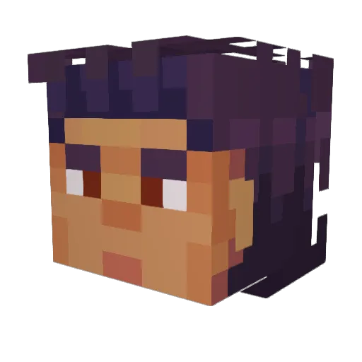 ThatCoolKid_69 Minecraft avatar head, 3D render