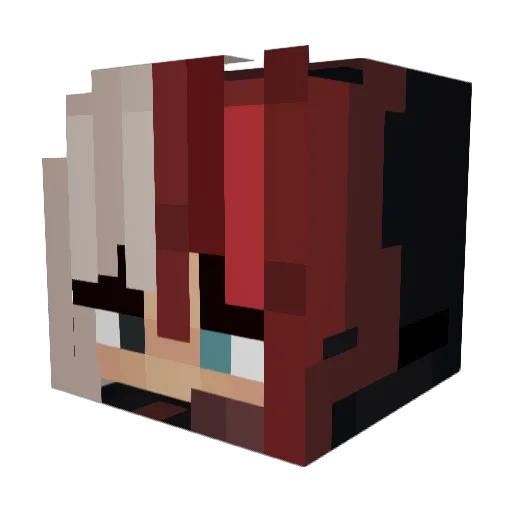 ThatCr4ckhead Minecraft avatar head, 3D render