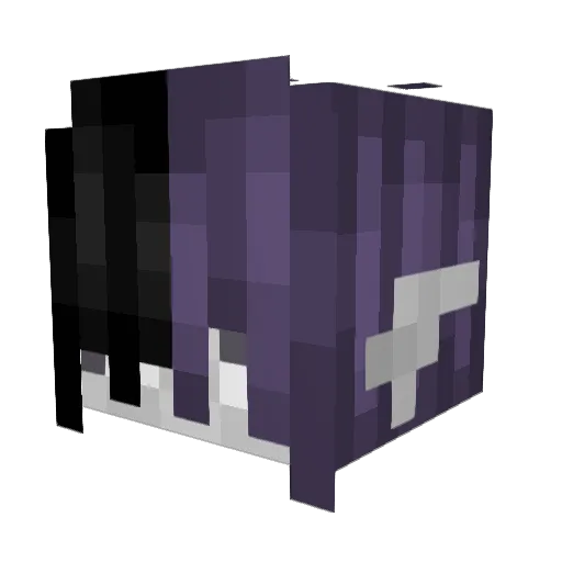 ThatCrab Minecraft avatar head, 3D render